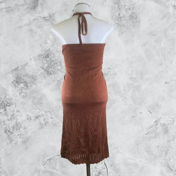 Tularosa Sachi O Ring Midi Skirt in Clay - Picture 4 of 10